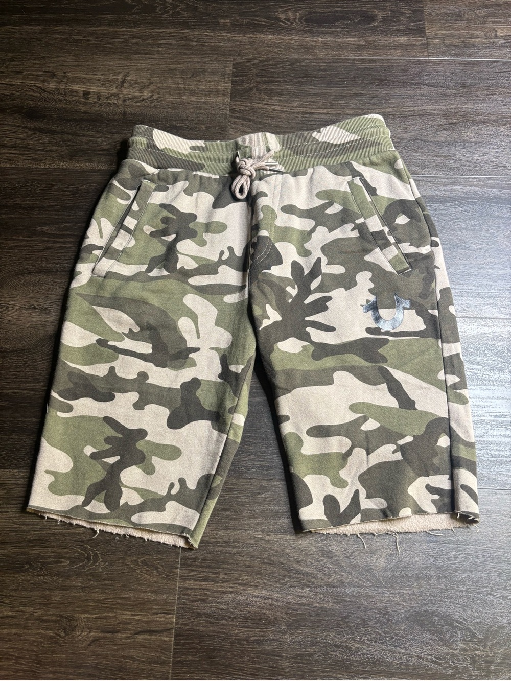 True Religion Sweat Shorts Camo Size S Men’s
